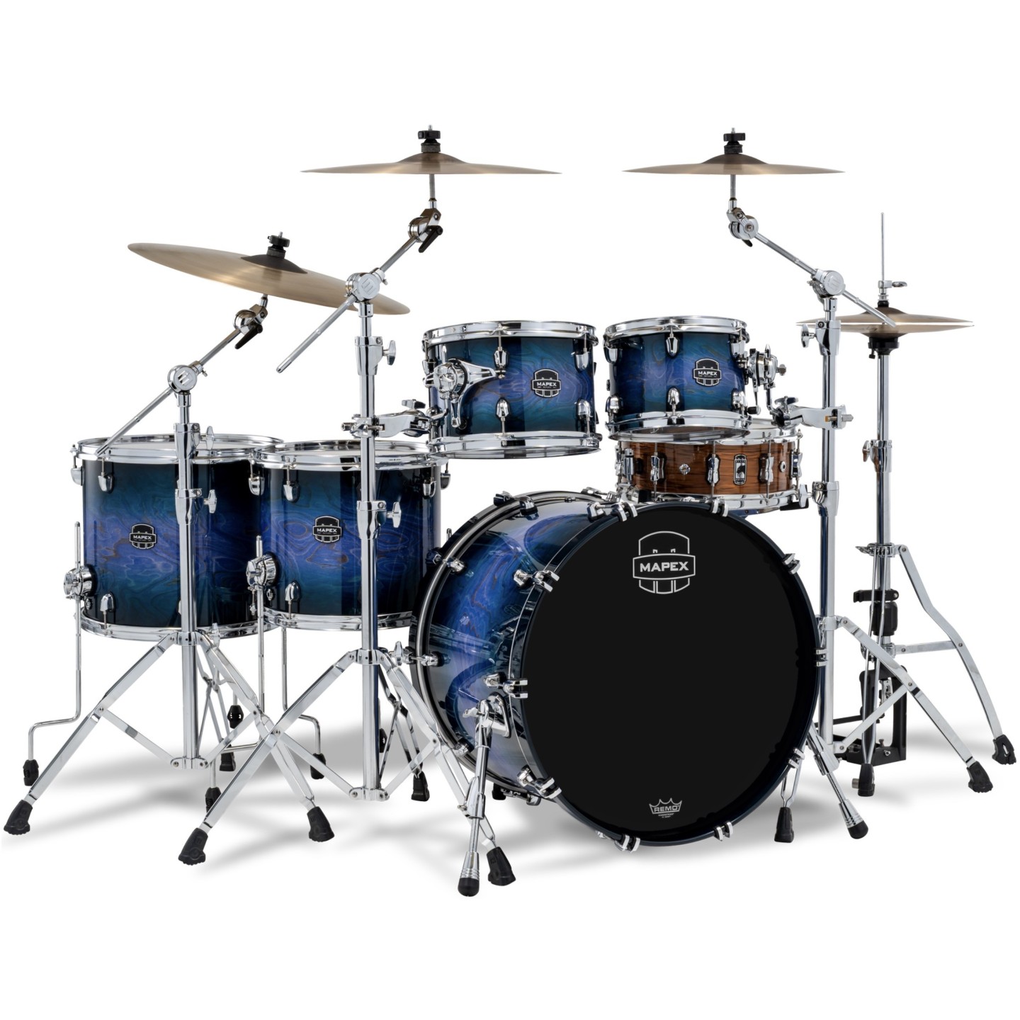 MAPEX IT SR628XUZXQ DRUM SET SATURN VI COBALT BURST