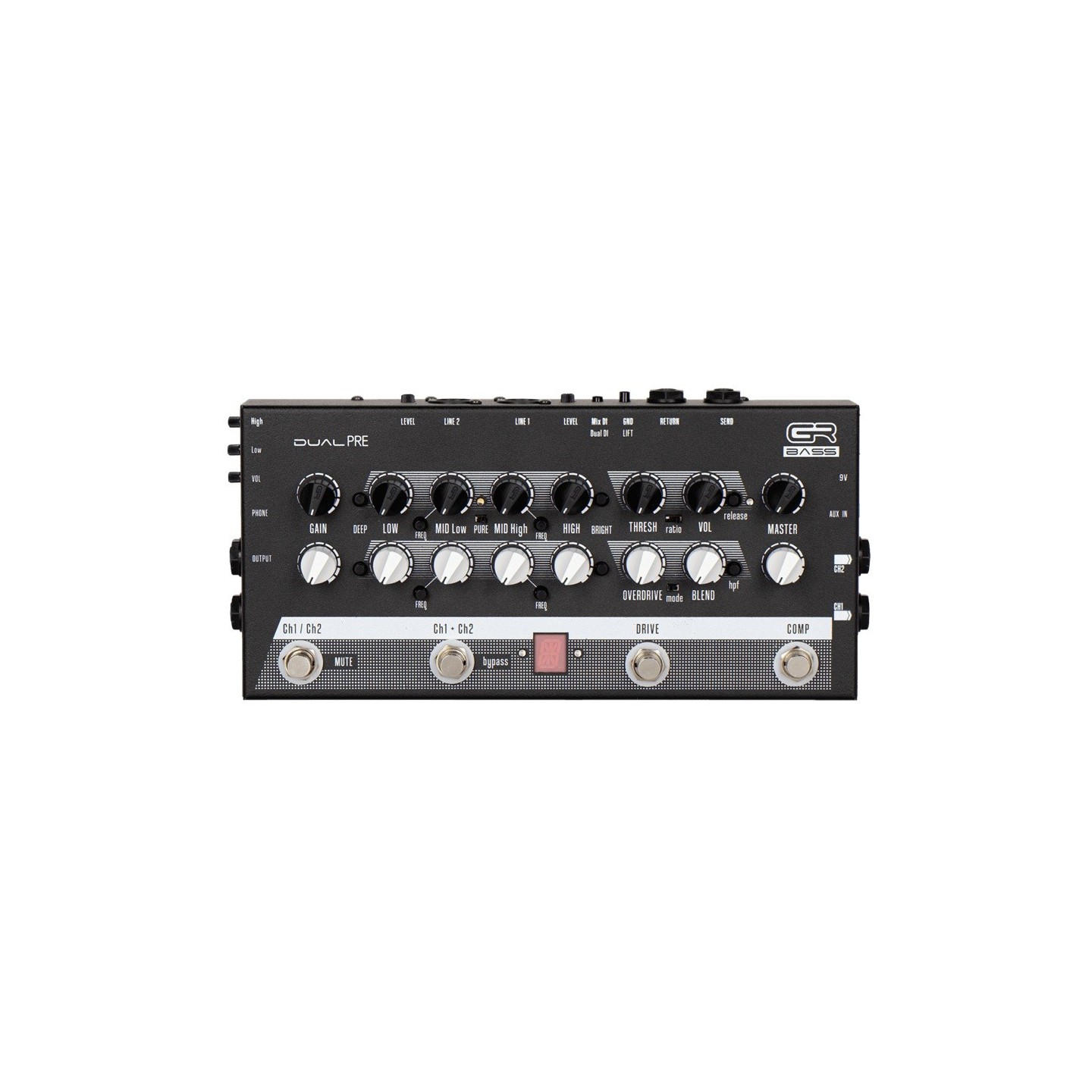 GRBass Dualpre preamp - vai con la sigla