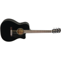 FENDER CC-60SCE Concert, Walnut Fingerboard, Black - vai con la sigla