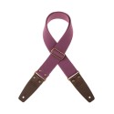 Magrabò Tracolla Stripe SC Entry Prugna 5 cm terminali Marrone Scuro fibbia Ottone - vai con la sigla