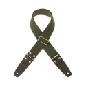 Magrabò Tracolla Stripe SC Entry Verde 5 cm terminali Nero fibbia Argento - vai con la sigla