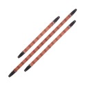 Magrabò Tracolla Stripe SC Retrò Mexico 5 cm terminali Nero fibbia Argento - vai con la sigla