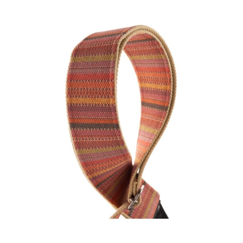 Magrabò Tracolla Stripe SC Retrò Mexico 5 cm terminali Nero fibbia Argento - vai con la sigla
