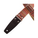 Magrabò Tracolla Stripe SC Retrò Mexico 5 cm terminali Nero fibbia Argento - vai con la sigla
