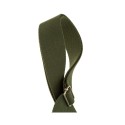 Magrabò Tracolla Stripe SC Entry Verde 5 cm terminali Nero fibbia Argento - vai con la sigla
