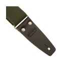 Magrabò Tracolla Stripe SC Entry Verde 5 cm terminali Nero fibbia Argento - vai con la sigla