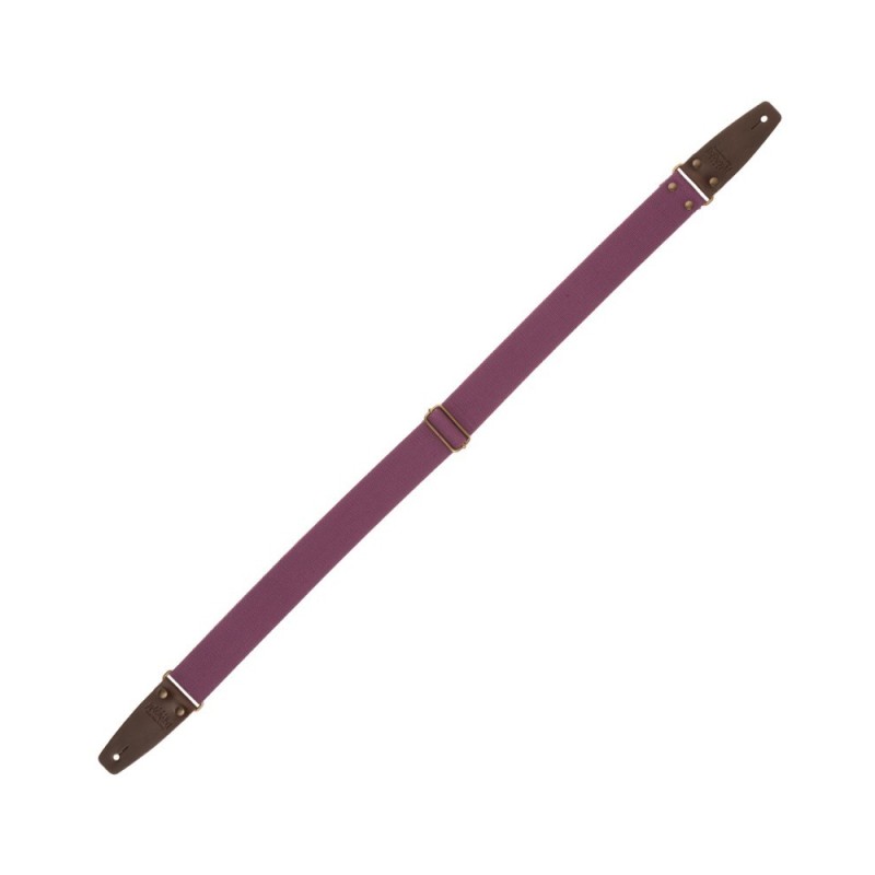 Magrabò Tracolla Stripe SC Entry Prugna 5 cm terminali Marrone Scuro fibbia Ottone - vai con la sigla