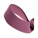 Magrabò Tracolla Stripe SC Entry Prugna 5 cm terminali Marrone Scuro fibbia Ottone - vai con la sigla