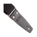 Magrabò Tracolla Stripe SC Entry Nero 5 cm terminali Nero fibbia Argento - vai con la sigla