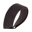 Magrabò Tracolla Stripe SC Entry Nero 5 cm terminali Nero fibbia Argento - vai con la sigla