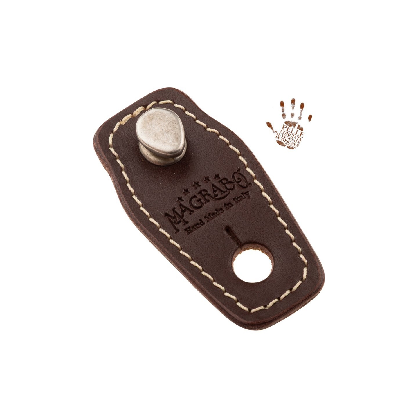 Magrabò End Pin Marrone ø 11mm - Terminale per chitarra acustica - vai con la sigla