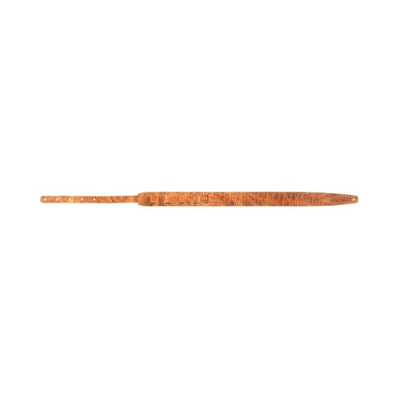 Magrabò Tracolla Holes HC Embossed Cocco Pros Marrone 6 cm - vai con la sigla