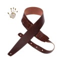 Magrabò Tracolla Holes HC Embossed Snake Marrone Scuro 6 cm - vai con la sigla