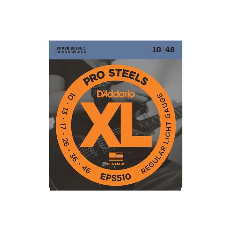 D'ADDARIO EPS510 ProSteels, Regular Light, 10-46 - vai con la sigla