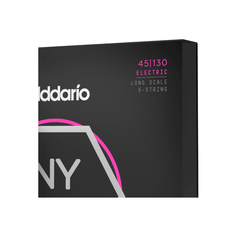 D'ADDARIO NYXL45130, Set Long Scale, Regular Light 5-String, 45-130