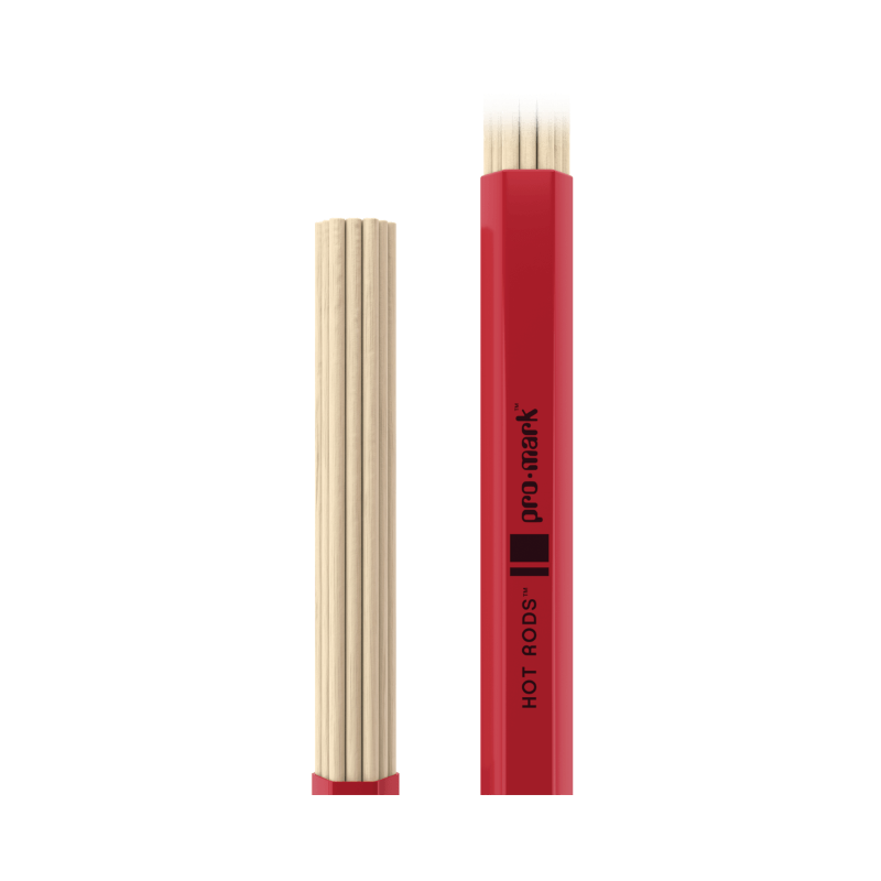 PROMARK H-RODS Spazzole in listelli di legno Hot