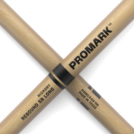 PROMARK Bacchette Rebound 5B Long in noce americano, punta acorn in legno
