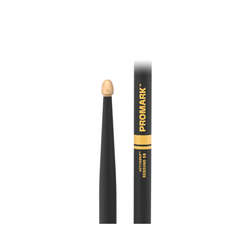 PROMARK Bacchette Rebound 5B ActiveGrip in noce americano, punta acorn in legno