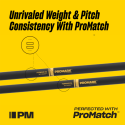 PROMARK Bacchette Rebound 5B ActiveGrip in noce americano, punta acorn in legno