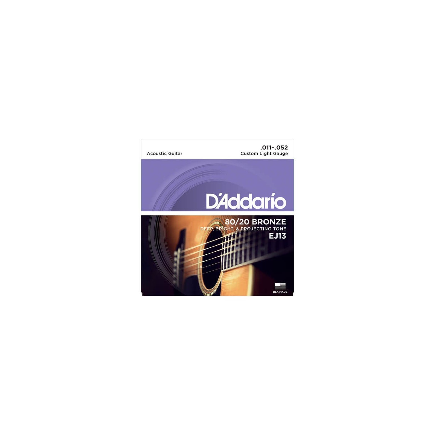 D'ADDARIO EJ13 corde per chitarra acustica 11/52 - vaiconlasigla