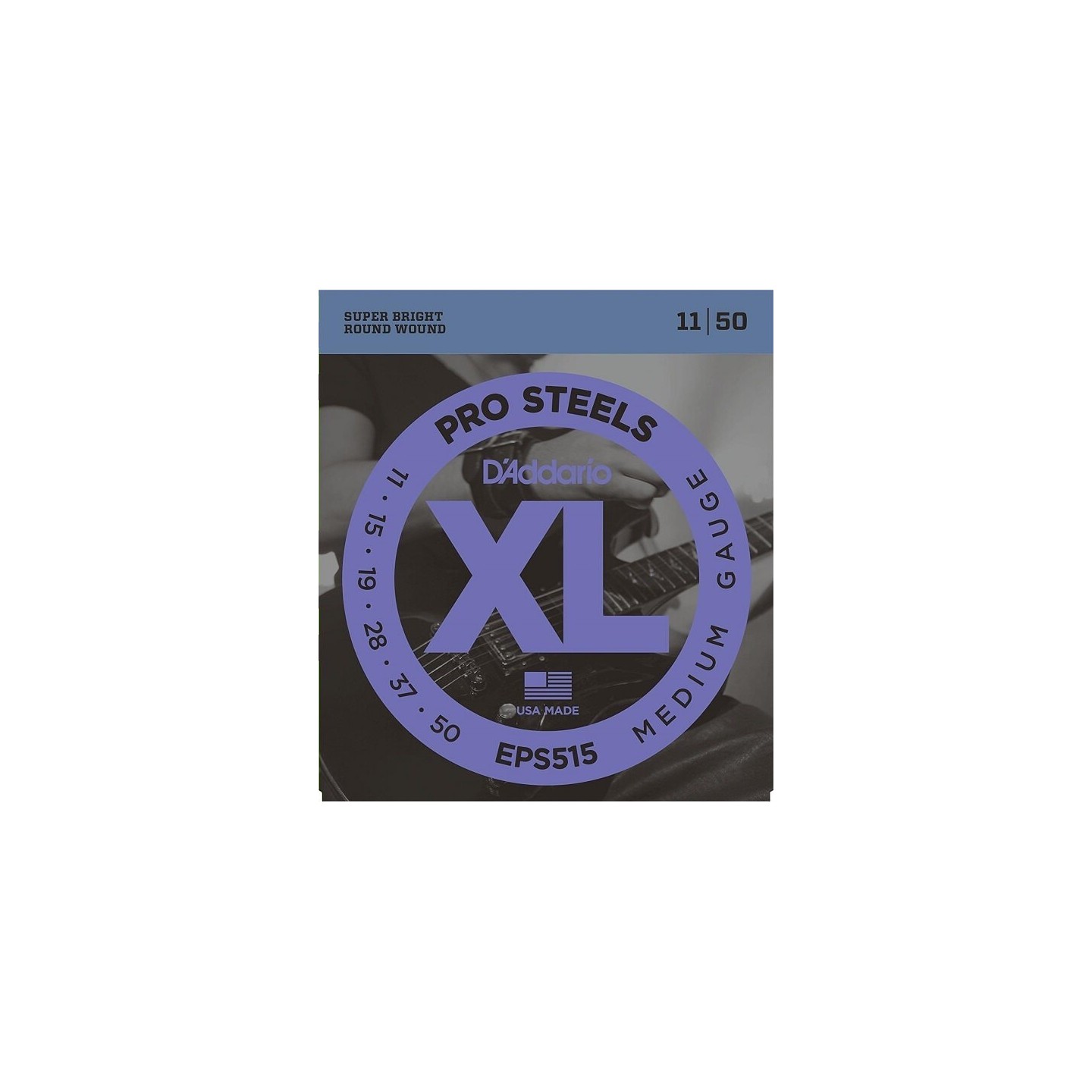 D'ADDARIO EPS515 PRO STEELS MEDIUM GAUGE 11/50 SET CORDE - vai con la sigla