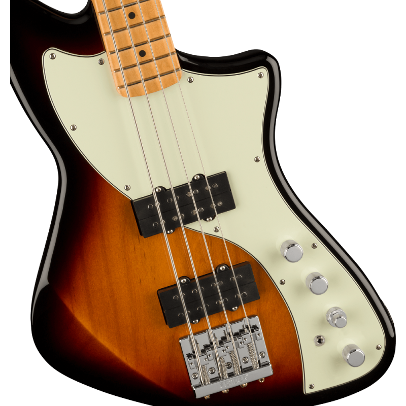 FENDER Player Plus Active Meteora Bass, Maple Fingerboard, 3-Color Sunburst - vaiconlasigla