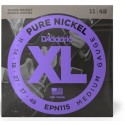 D'ADDARIO EPN115, nichel puro chitarra elettrica, Blues/Jazz Rock, 11-48 - vai con la sigla