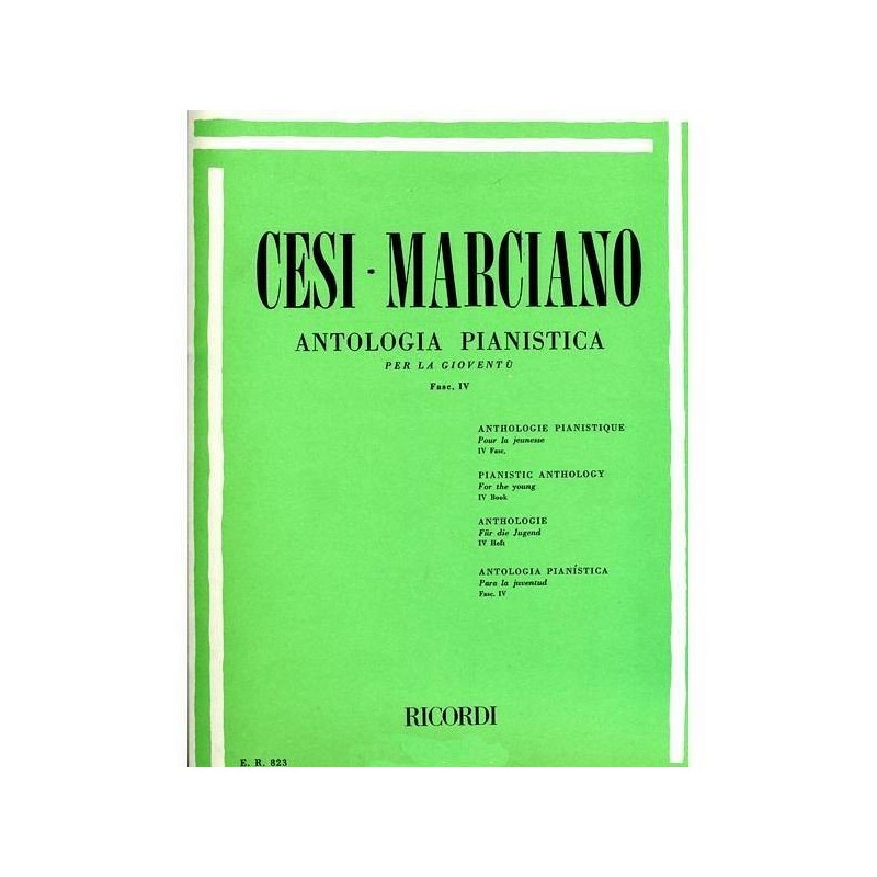 CESI MARCIANO ANTOLOGIA PIANISTICA FASCICOLO 4 - vai con la sigla