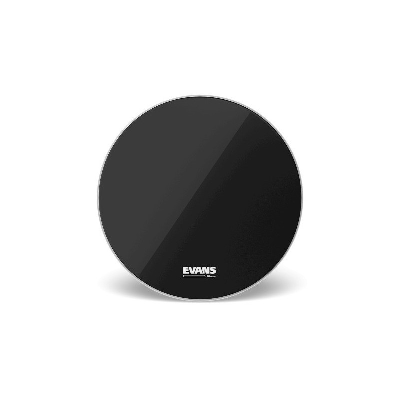 EVANS BD20RB-NP, Pelle risonante EQ3 per grancassa, 20 ", senza foro, colore nero - vaiconlasigla