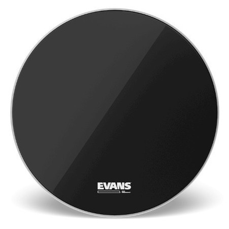 EVANS BD20RB-NP, Pelle risonante EQ3 per grancassa, 20 ", senza foro, colore nero - vaiconlasigla
