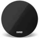 EVANS BD22RB-NP, Pelle risonante EQ3 per grancassa, 22 ", senza foro, colore nero - vaiconlasigla