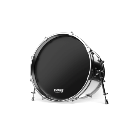 EVANS BD22RB-NP, Pelle risonante EQ3 per grancassa, 22 ", senza foro, colore nero - vai con la sigla