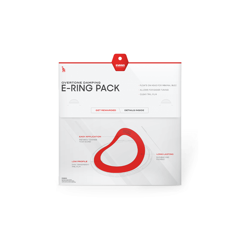EVANS ER-SNARE, E-Rings, Sordine ad anello Evans, Snare - vai con la sigla