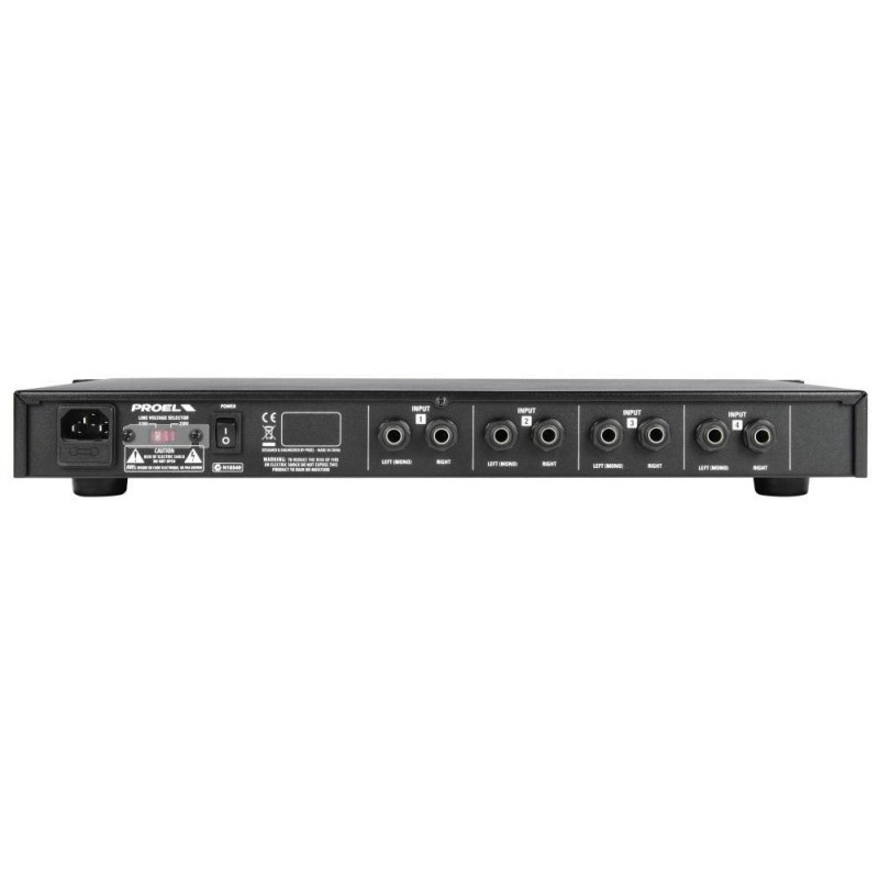 PROEL HPAMP106, Amplificatore per cuffie  a 6 canali indipendenti. - vaiconlasigla