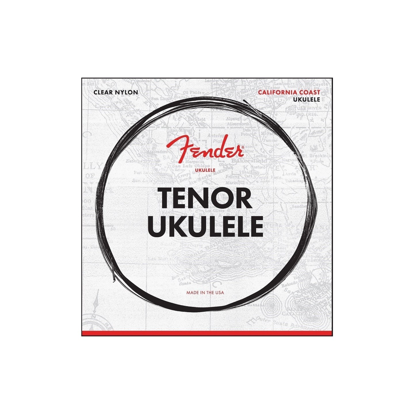 FENDER Set di 4 Corde Tenor Ukulele - vai con la sigla