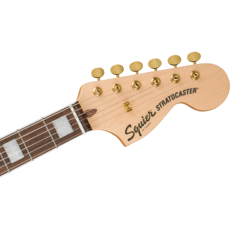 FENDER SQUIER 40th Anniversary Stratocaster, Gold Edition - vai con la sigla
