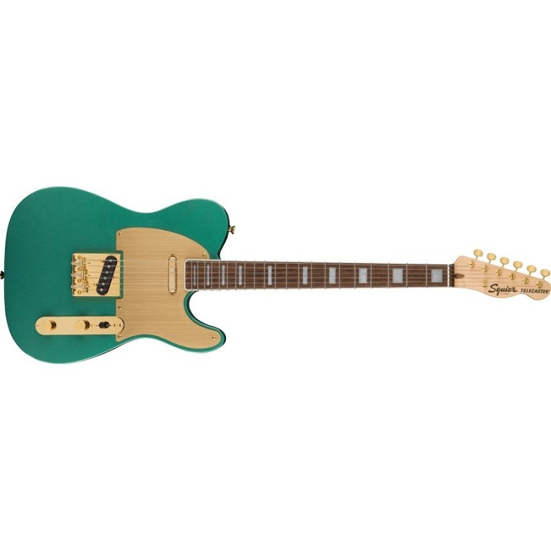 FENDER SQUIER 40TH ANNIVERSARY TELECASTER®, GOLD EDITION - vai con la sigla