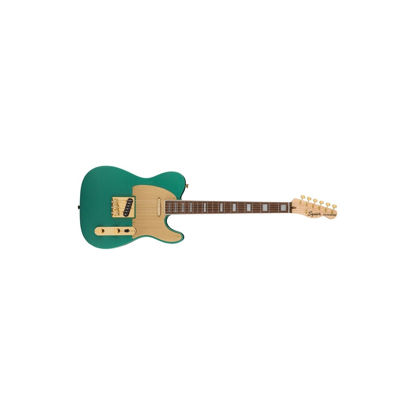 FENDER SQUIER 40TH ANNIVERSARY TELECASTER®, GOLD EDITION - vai con la sigla