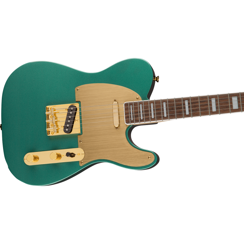 FENDER SQUIER 40TH ANNIVERSARY TELECASTER®, GOLD EDITION - vai con la sigla