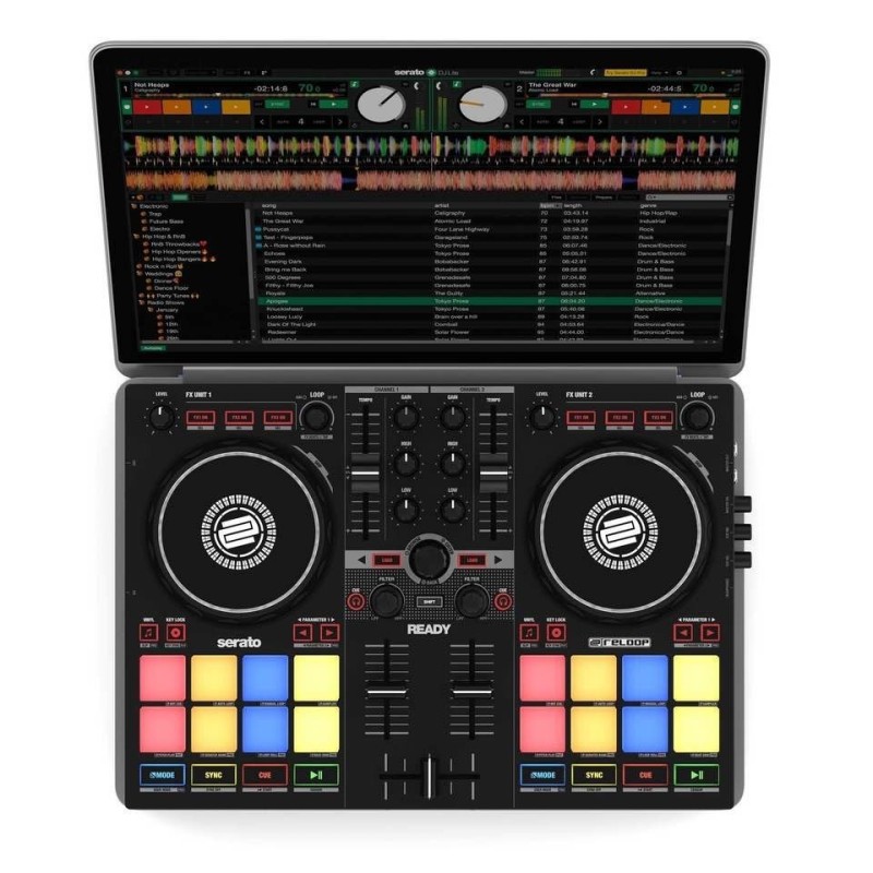 RELOOP Ready, dj controller, PICCOLE DIMENSIONI, GRANDI POSSIBILITA’ - vai con la sigla