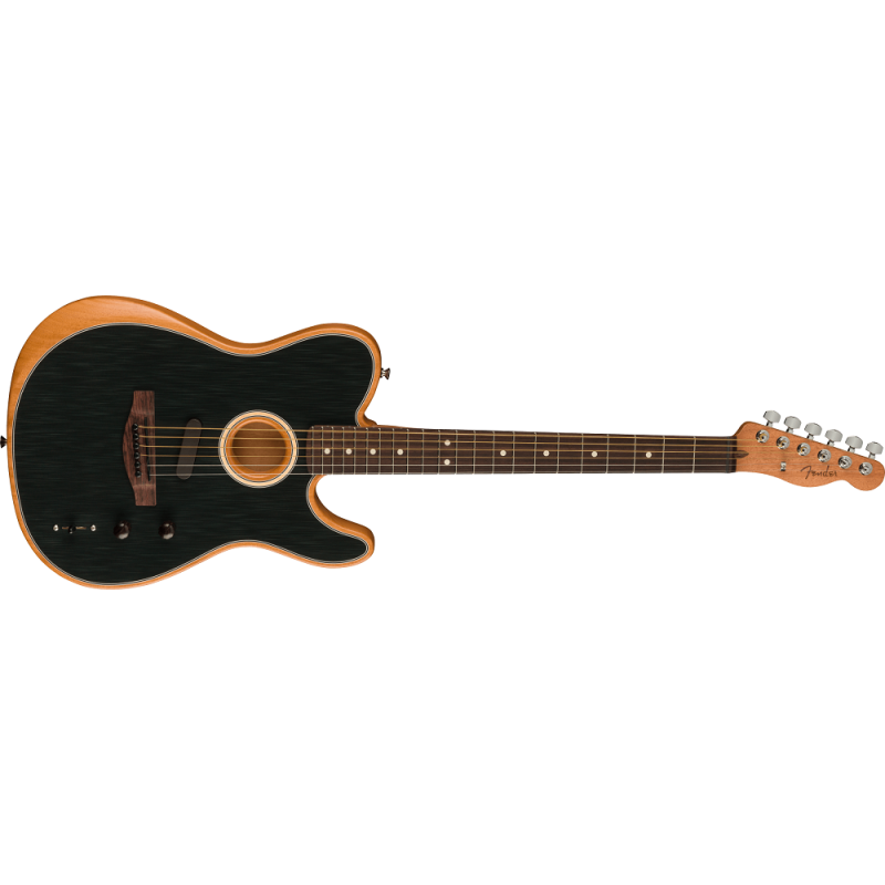 FENDER Acoustasonic Player Telecaster, Brushed Black - vai con la sigla