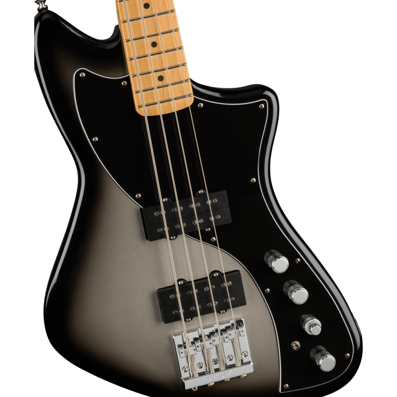 FENDER Player Plus Active Meteora Bass, Maple Fingerboard, Silverburst - vai con la sigla