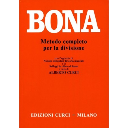 BONA METODO COMPLETO PER LA DIVISIONE - vai con la sigla