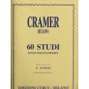 CRAMER : 60 STUDI SCELTI PER PIANOFORTE CURCI EC4261 - vai con la sigla