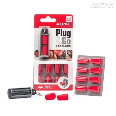 SET 10 EARPLUG ALPINE PLUG & GO con travel box - vai con la sigla