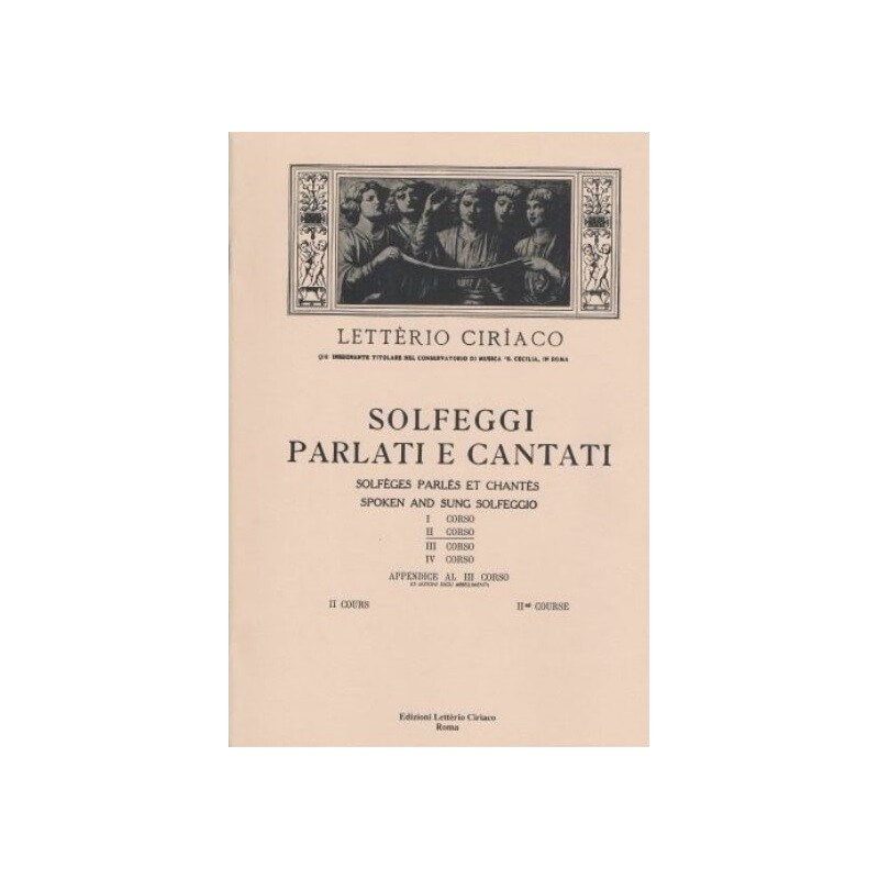 LETTERIO CIRIACO  SOLFEGGI PARLATI E CANTATI II CORSO - vai con la sigla