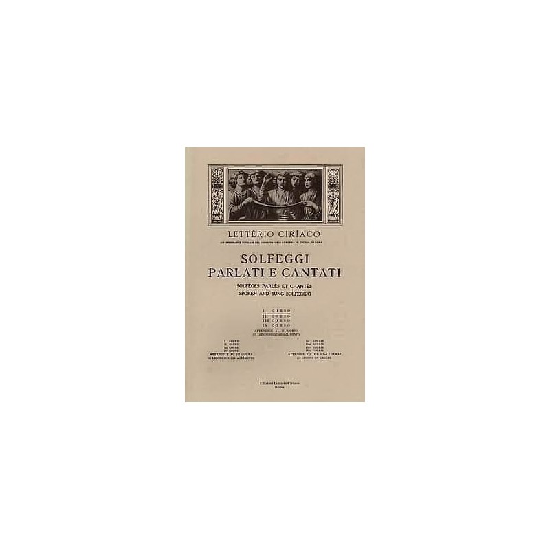 LETTERIO CIRIACO - ED9 - SOLFEGGI PARLATI E CANTATI I CORSO - vaiconlasigla