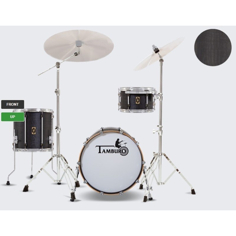 TAMBURO UNIKA 318, black flame - vai con la sigla