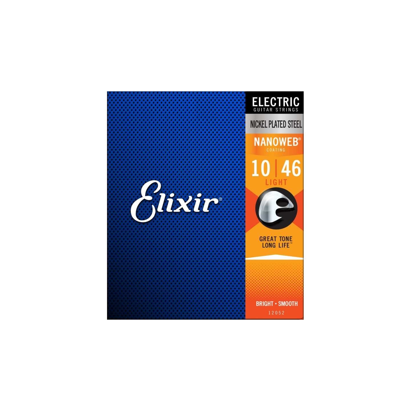ELIXIR 12052 ELECTRIC NICKEL PLATED STEEL NANOWEB - Corde per chitarra elettrica - vaiconlasigla