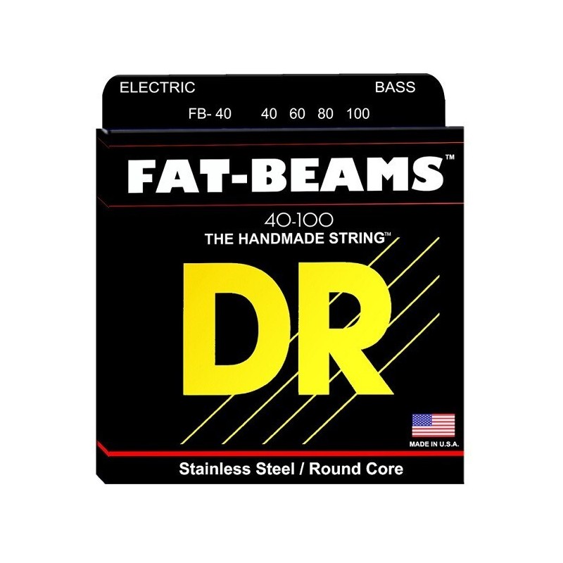 DR Strings FB40 Corde Fat Beams 40-100 - vaiconlasigla